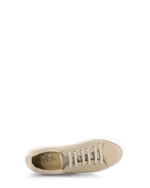 Bos. & Co. White Maya Platform Sneaker