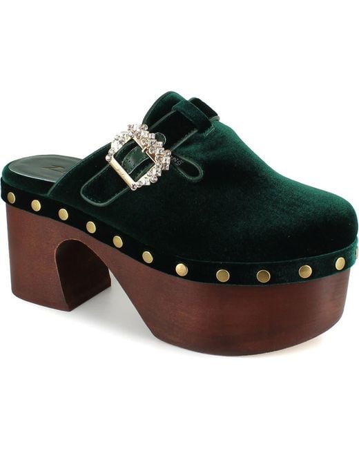 Zigi Black Macarena Platform Clog