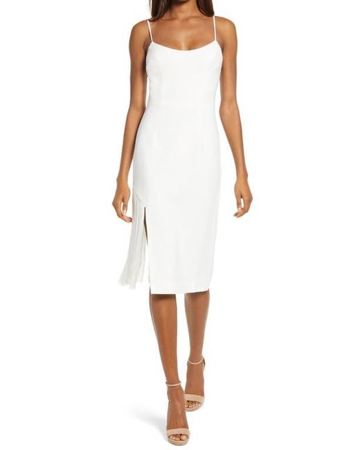 Dress the Population White Rory Midi Dress