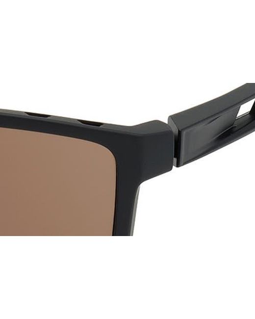 Adidas Brown 63Mm Rectangular Sunglasses for men