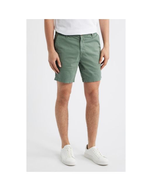 AG Jeans Green Cipher 7-Inch Chino Shorts for men