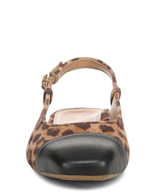 Vionic Brown Petaluma Slingback Flat