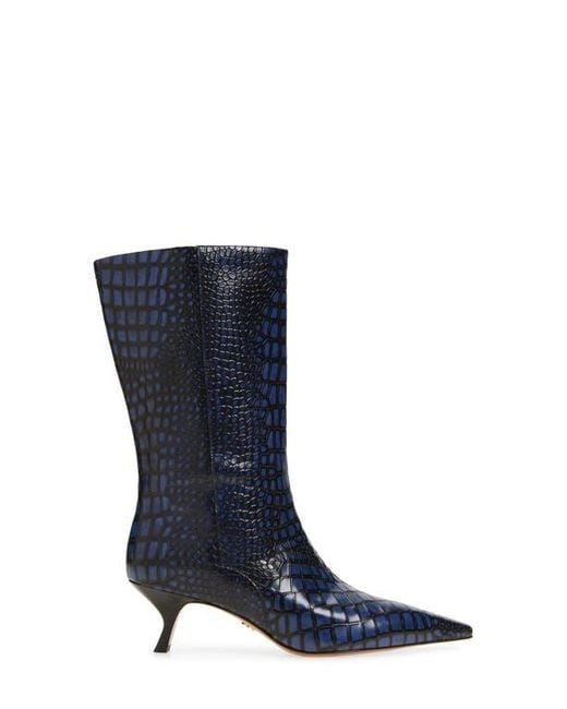Rag & Bone Blue Mott Pointed Toe Boot