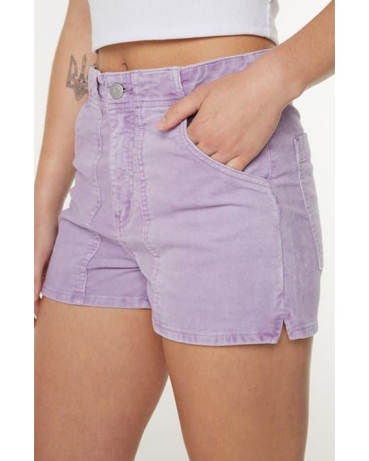 Roxy Pink Throwback Corduroy Shorts
