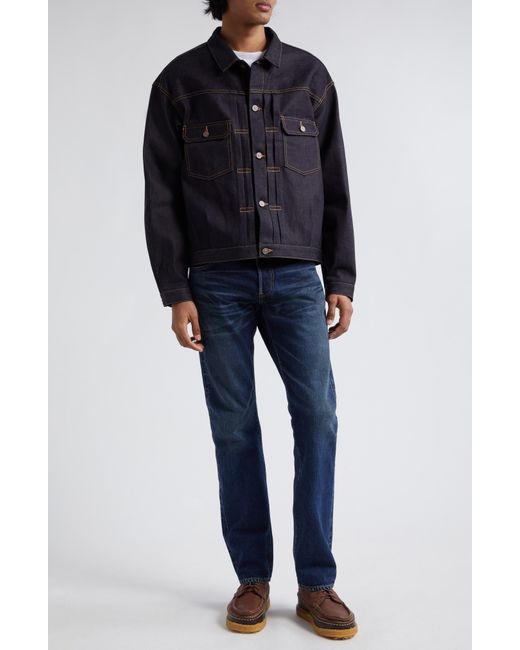 Visvim Black 101xx Denim Trucker Jacket for men