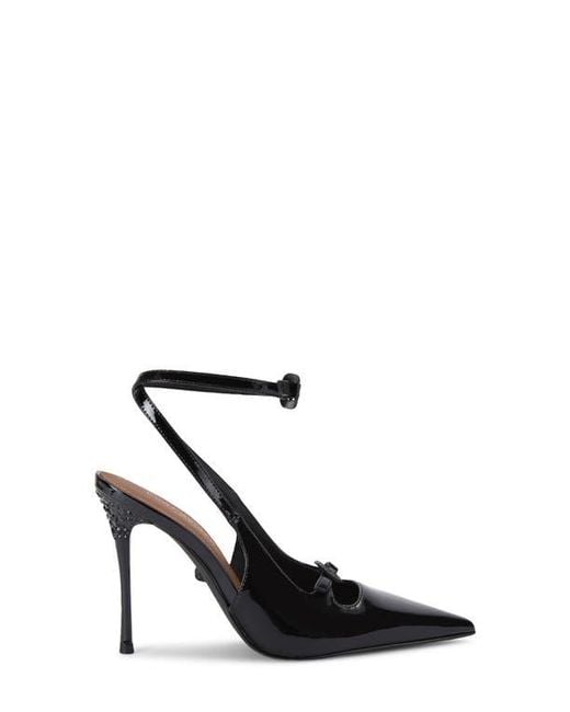 Kurt Geiger Black Double Buckle Ankle Strap Pump