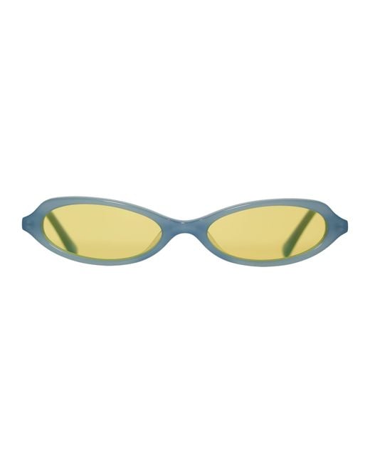BRU Eyewear Yellow Echo Sunglasses 51Mm