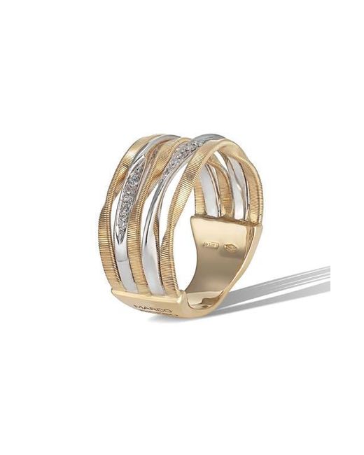Marco Bicego Metallic Marrakech Diamond Stack Ring