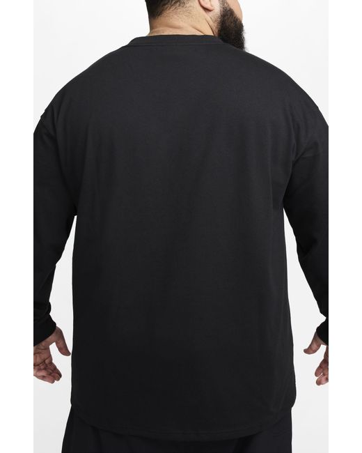 Nike Black Dri-fit Acg Hike Snacks Long Sleeve Graphic T-shirt for men