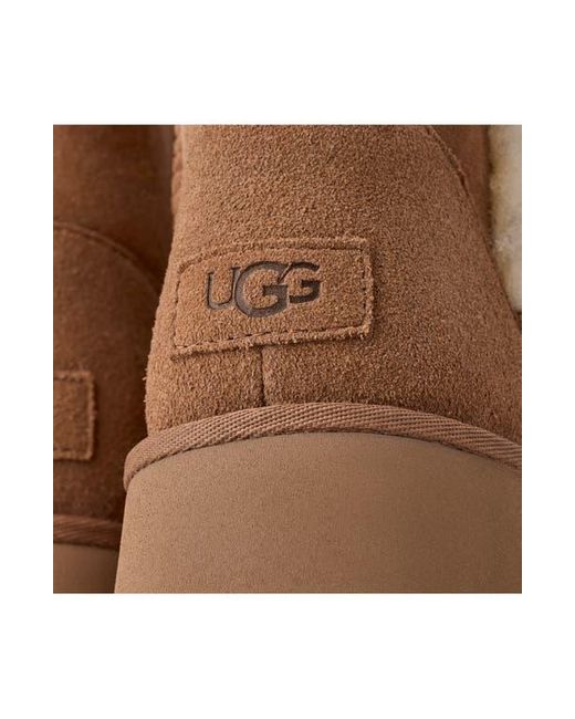 Ugg Brown Esmee Leather Cuffable Tall Boot
