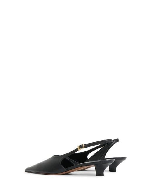 Mansur Gavriel Blue Anna Slingback Pump