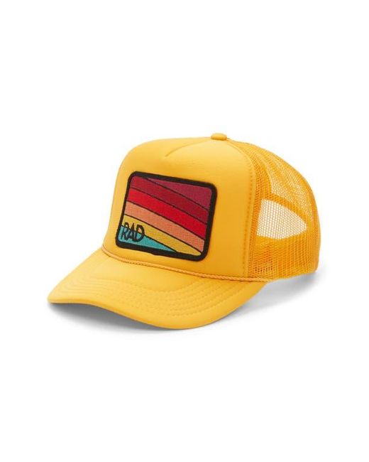 Friday Feelin Yellow Rad Patch Trucker Hat