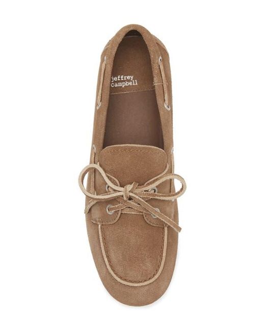 Jeffrey Campbell Brown Boast Boat Shoe