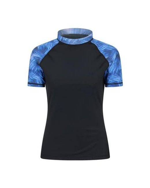 Mountain Warehouse Blue Patterned Rash Guard