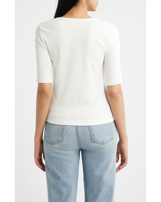 Mavi Blue Henley Tee