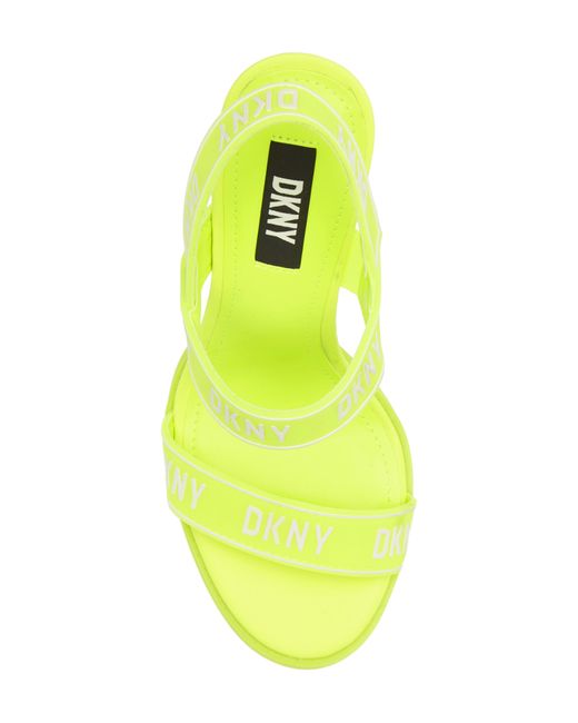 DKNY Yellow Balder Sandal