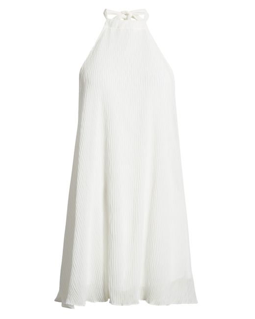 Edikted White Palma Open Back Trapeze Dress