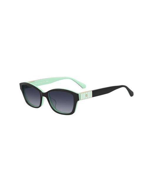 Kate Spade Blue Ayla 53Mm Gradient Rectangular Sunglasses