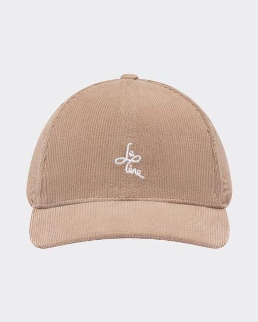 le PERE Natural Corduroy Baseball Cap for men