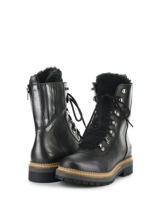 Bos. & Co. Black Adley Waterproof Wool Boot