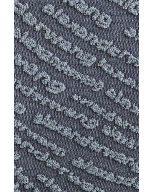 Alexander Wang Blue Logo Jacquard Baby Tee