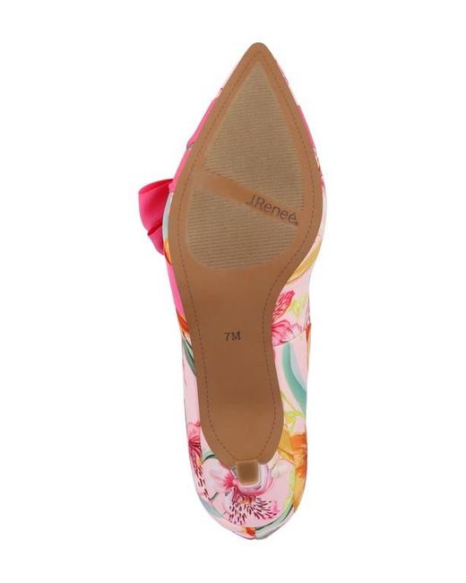 J. Reneé Pink Verbena Pointed Toe Pump