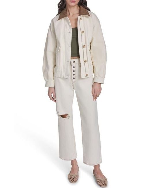 Levi's Natural Laydown Denim Utility Jacket