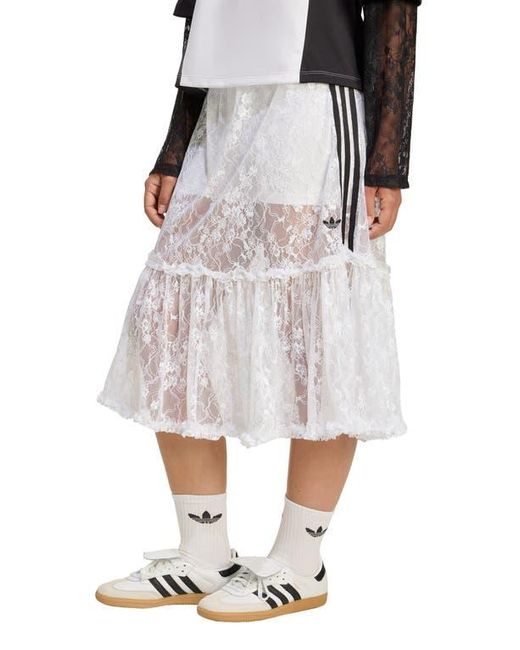 Adidas White Lace Skirt