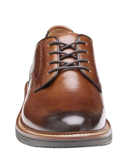 Johnston & Murphy Brown Upton Plain Toe Derby for men