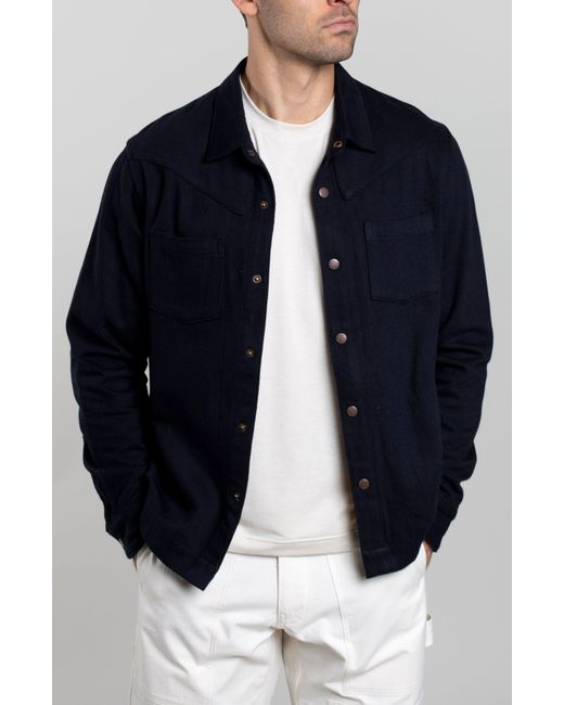 LEISURE LAB Blue Bronco Button Up for men