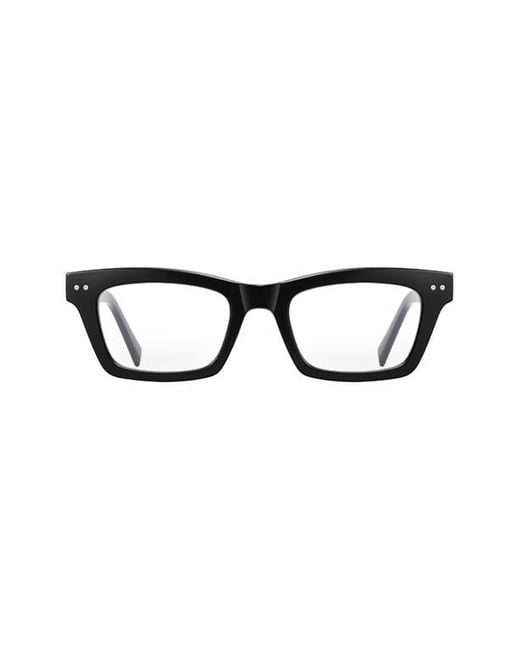 Fifth & Ninth Black Cove 49Mm Rectangular Light Blocking Glasses