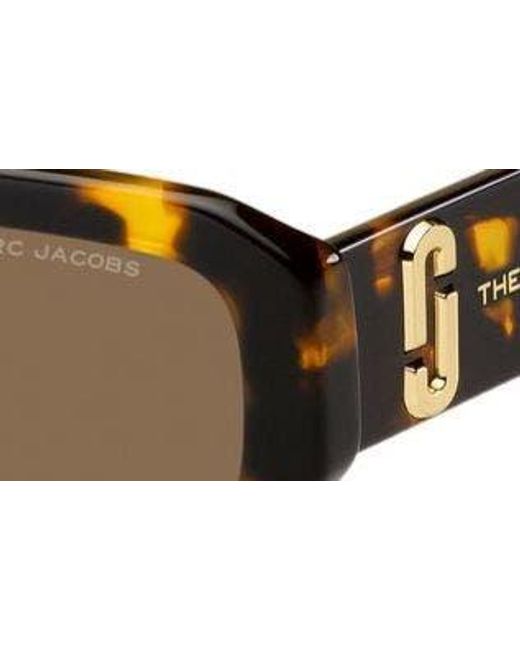Marc Jacobs Multicolor 56mm Rectangular Sunglasses