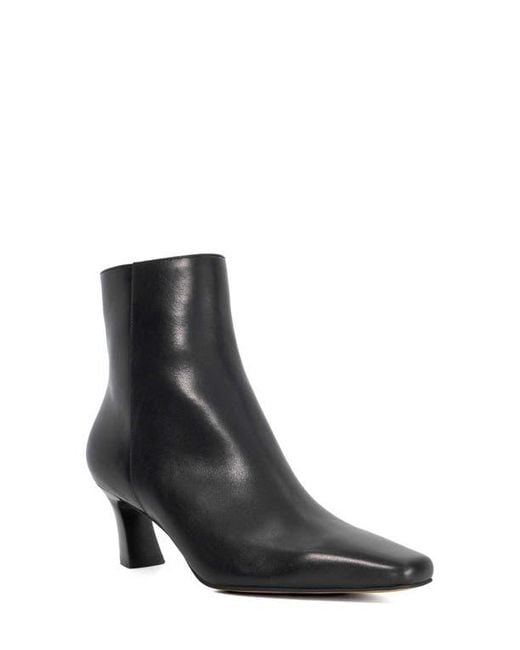 Dune Black Overly Block Heel Bootie
