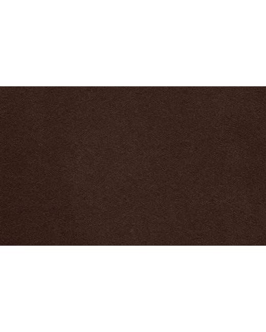 DELUC Brown Chuck Crop Funnel Neck Sweater