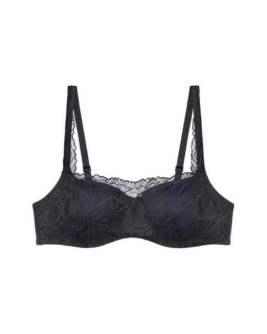 Triumph Black Body Makeup Illusion Lace Balconette Bra