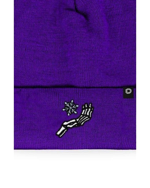 Alix Purple Chill Touch Beanie for men