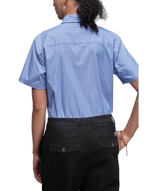 WILDFANG Blue The Essential Oxford Button Up