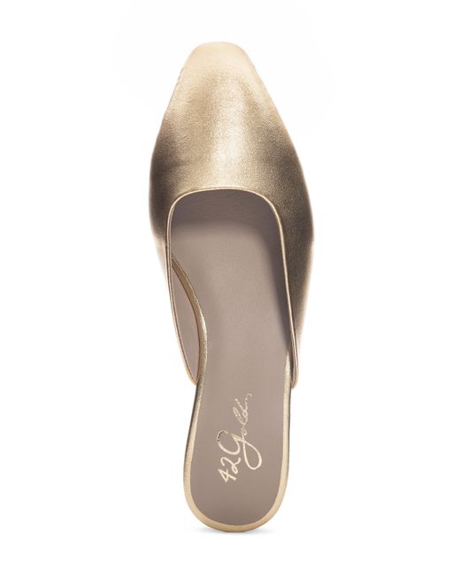 42 gold mules outlet
