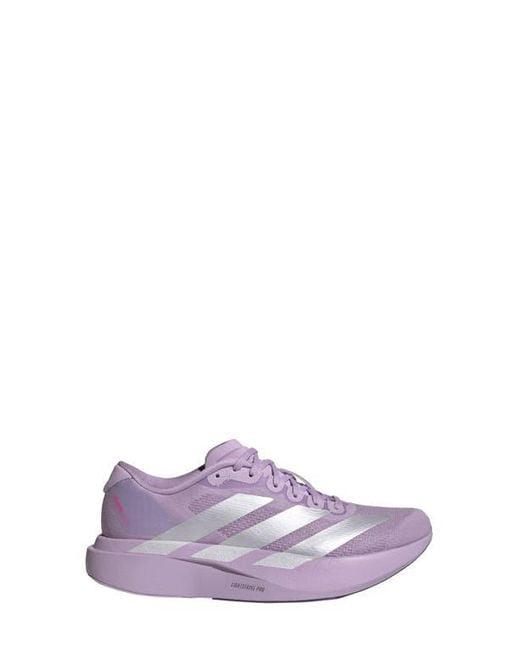 Adidas Purple Adizero Evo Sl Running Shoe