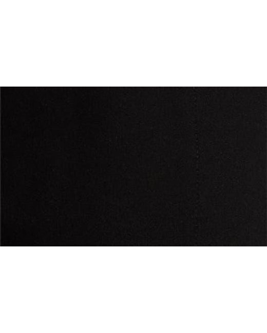Anne Klein Black Slit Cuff Pull-On Pants