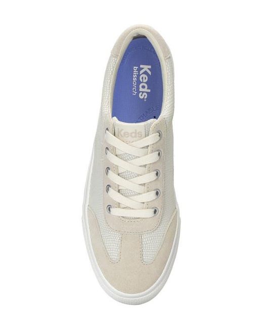 Keds White Jump Kick T-Toe Sneaker