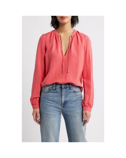 【ito fukuoka】shirring linen tops Linen Top Shirred Line ASOS Collection