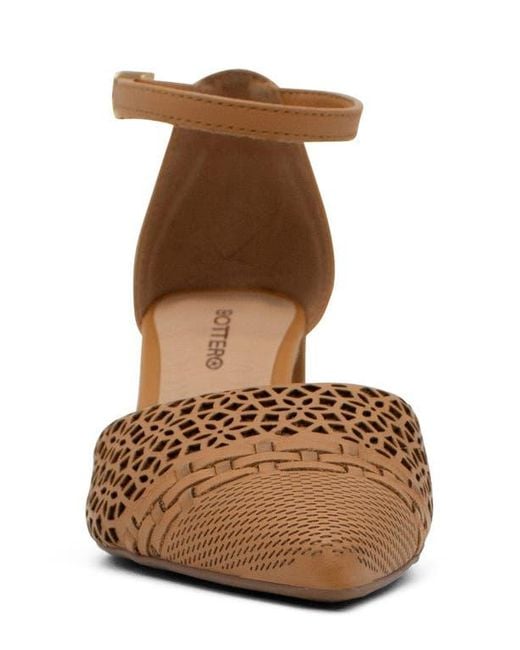 BOTTER Brown Botjanet Xxiii Ankle Strap Pointed Toe Pump