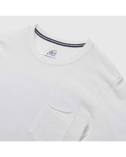 Surfside Supply White Nick Slub Pocket Tee for men