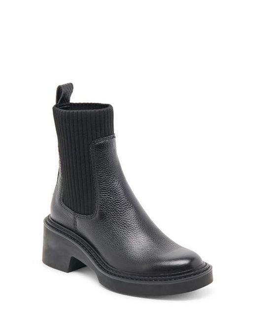 Dolce Vita Black Hilora Water Resistant Chelsea Boot