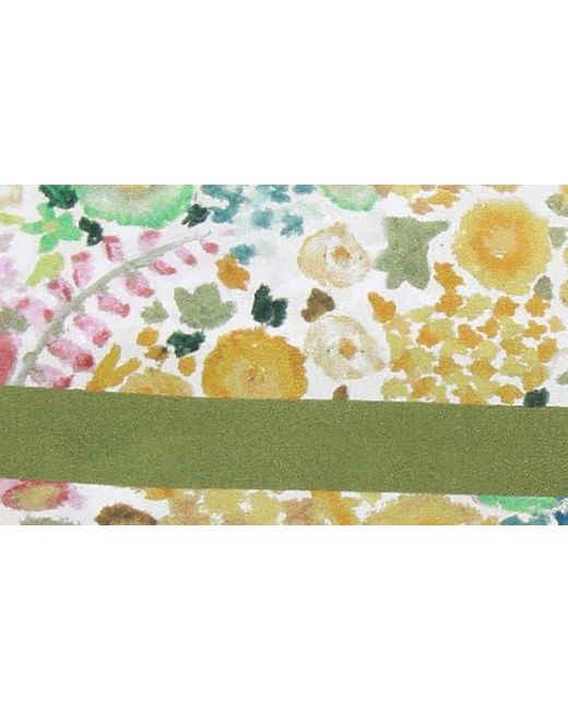 Kurt Geiger Multicolor Floral Print Silk Square Scarf