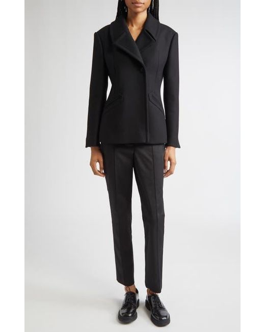 Partow Black Jesse Virgin Wool Blend Jacket