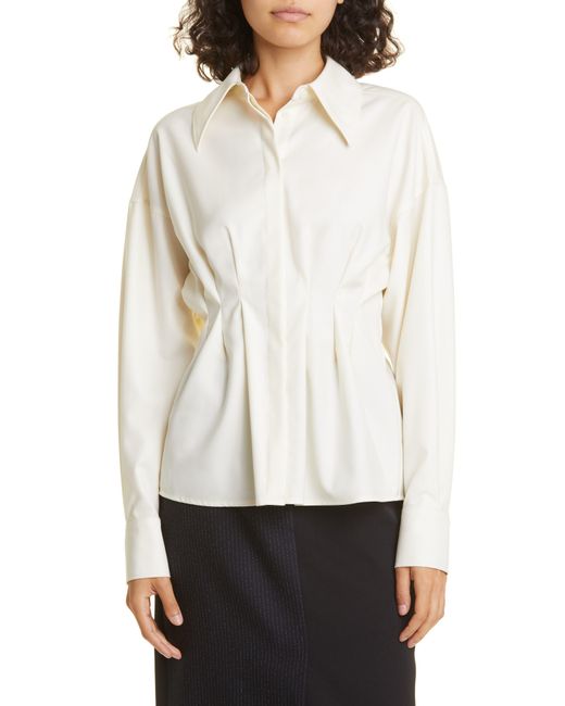 Rohe White Sculptural Pleated Shirt