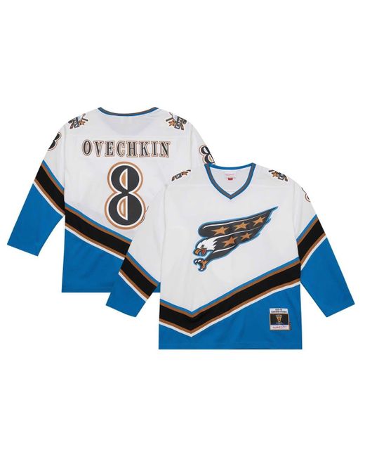 Mitchell & Ness Alexander Ovechkin White Washington Capitals 2005/06 Blue Line Player Jersey At Nordstrom for men