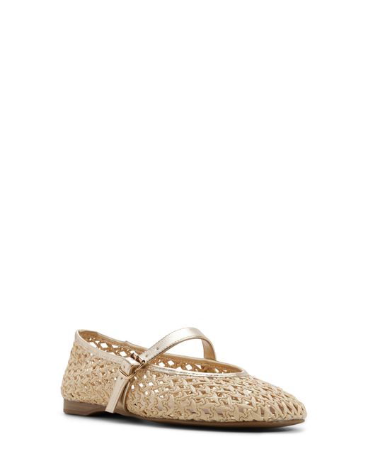 ALDO Natural Elyiaa Net Mary Jane Flat